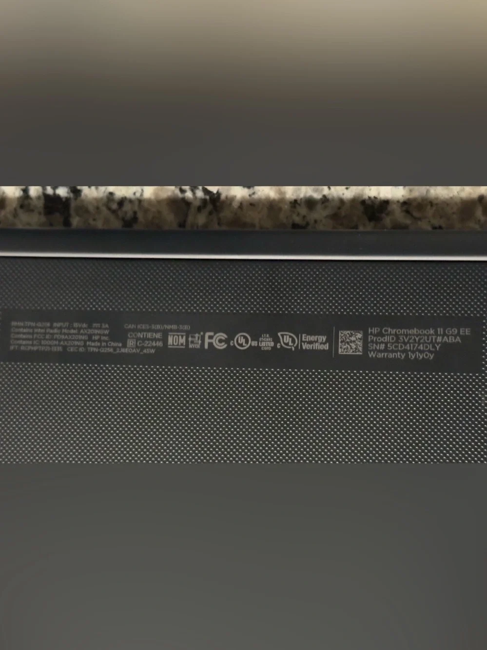 HP Chromebook 11 G9 EE~3V2Y2UT#ABA